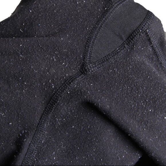 Lululemon Black Mid-rise Crop Leggings Ruched Calf Capris Luon Stretch Yoga - Picture 10 of 14